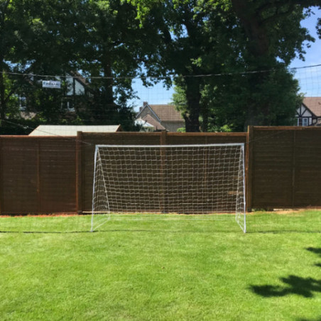 Open Goaaal! Football Goal with Backstop Net & Rebounder