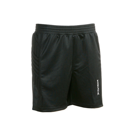 Patrick PAT281-BLK Goalkeeper Shorts — Black, 100% Polyester