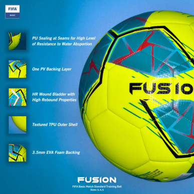 Футбольный мяч Precision Fusion FIFA Basic Training Ball