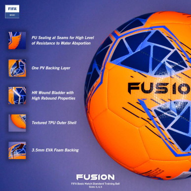 Футбольный мяч Precision Fusion FIFA Basic Training Ball