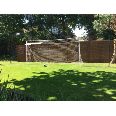Open Goaaal! Football Goal with Backstop Net & Rebounder
