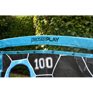 2in1 Pop-Up football goal with target net. Quick setup, lightweight, durable, includes carry bag.